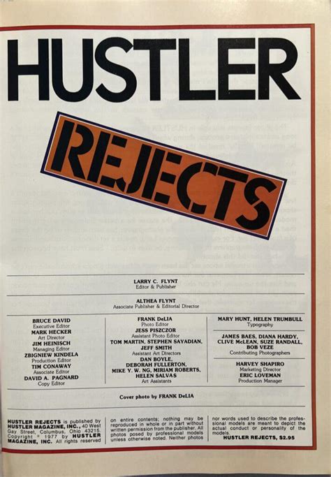 Hustler USA November 1977 : Hustler : Free Download, Borrow,。